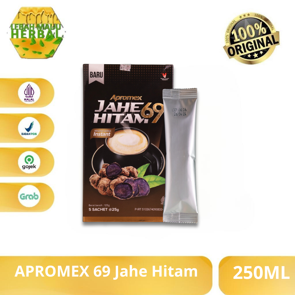 

APROMEX 69 - Jahe Hitam Minuman Herbal Instan 5 Sachet