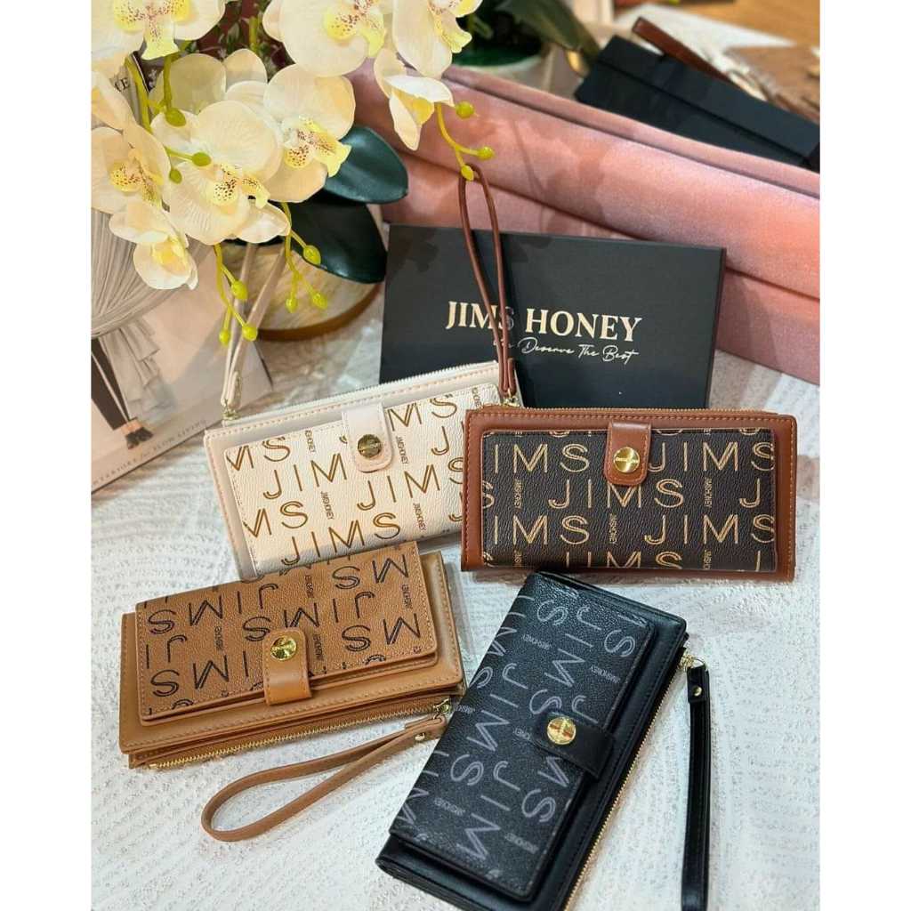 JIMS HONEY RIMA WALLET DOMPET PANJANG WANITA BERTALI (FREE BOX)