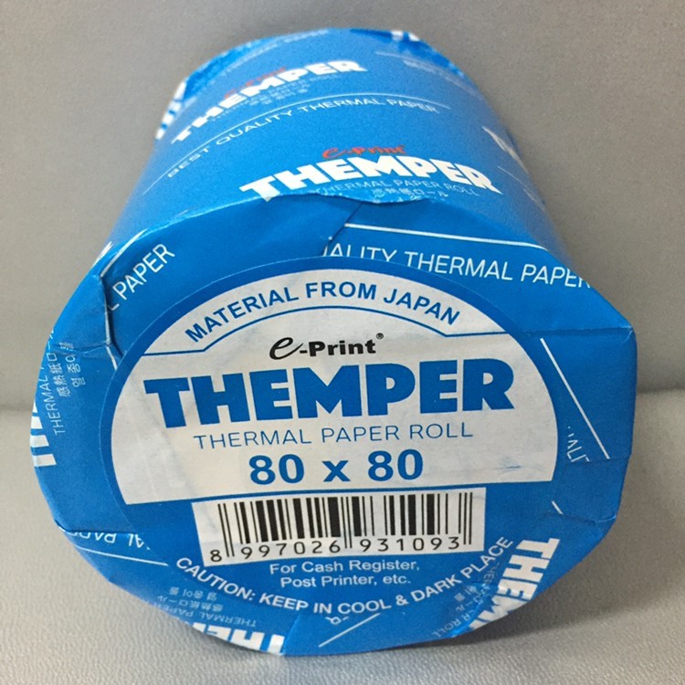 

Kertas Termal Telstruk Kasir 80x80 mm e-Print Themper Thermal Paper Roll 80 x 80 MM