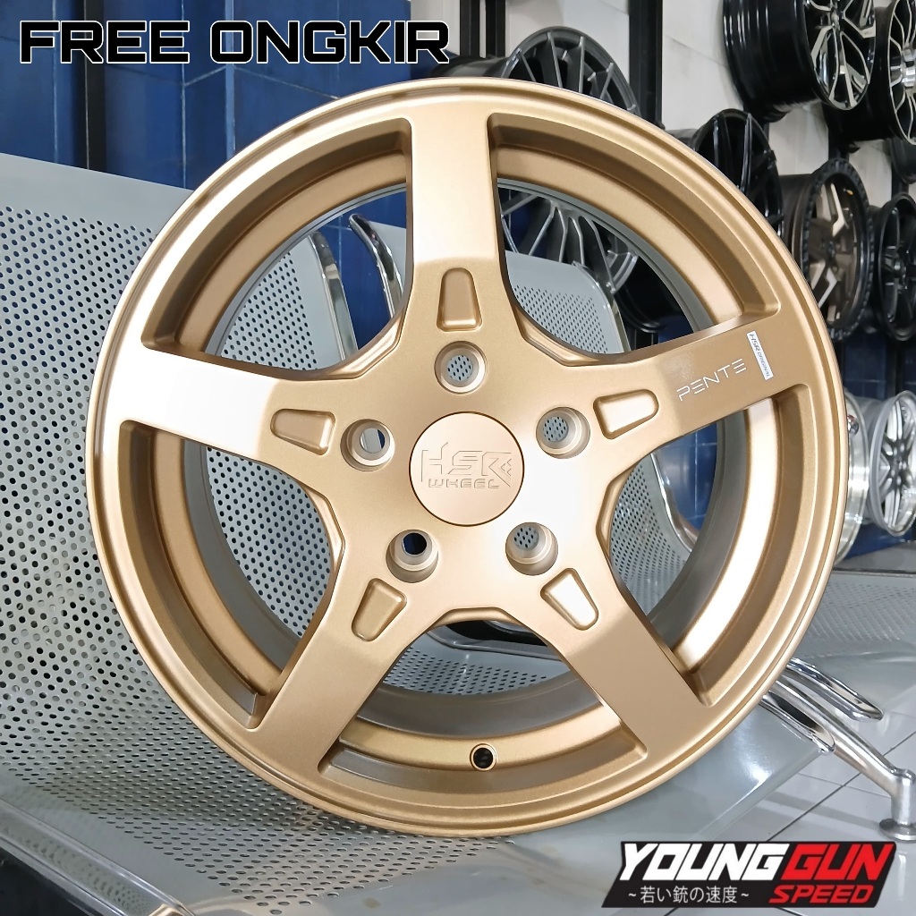 pelek hsr ring 15 grand max luxio innova apv velg racing r15 hsr pente bronze