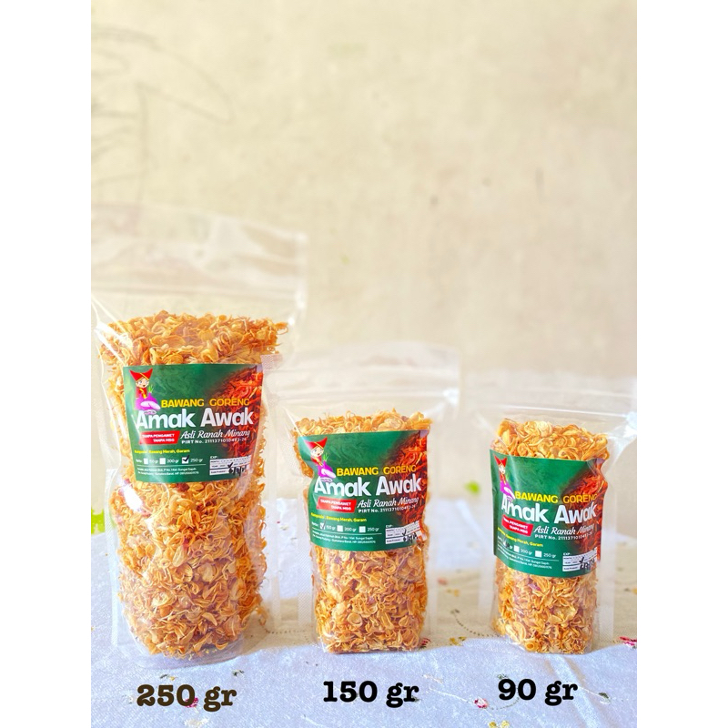 

Bawang Goreng Premium Asli Ranah Minang 90 gram(plastik)