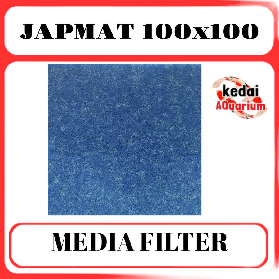 Japmat 100x100x3.8 cm Japmate Biomate Media Filter Aquarium Kolam Aquascape