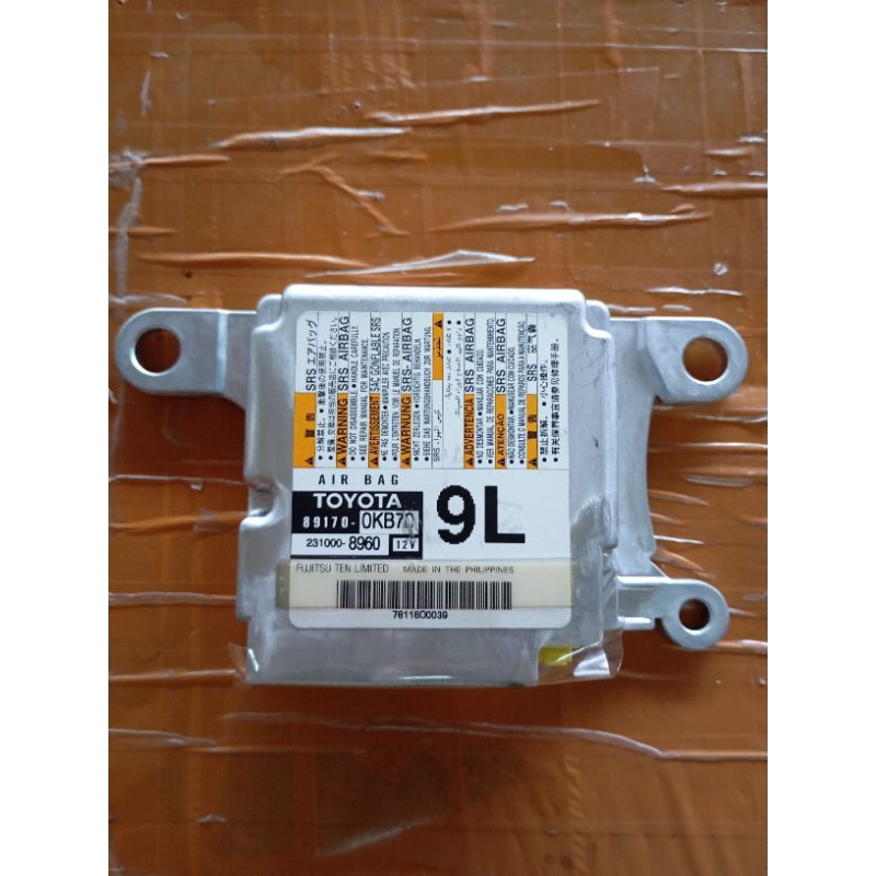 modul airbag airbag toyota fortuner VRZ TRD 89170-0KB70 original
