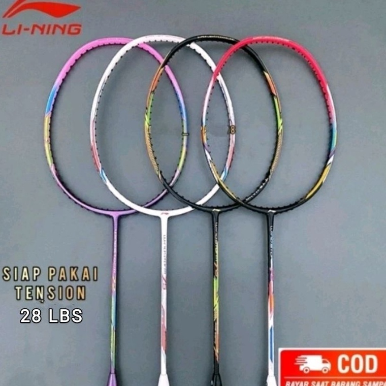 KODE V19Z RAKET BADMINTON LINING TEKTONIK SIAP PAKAI FREE TAS DAN GRIP