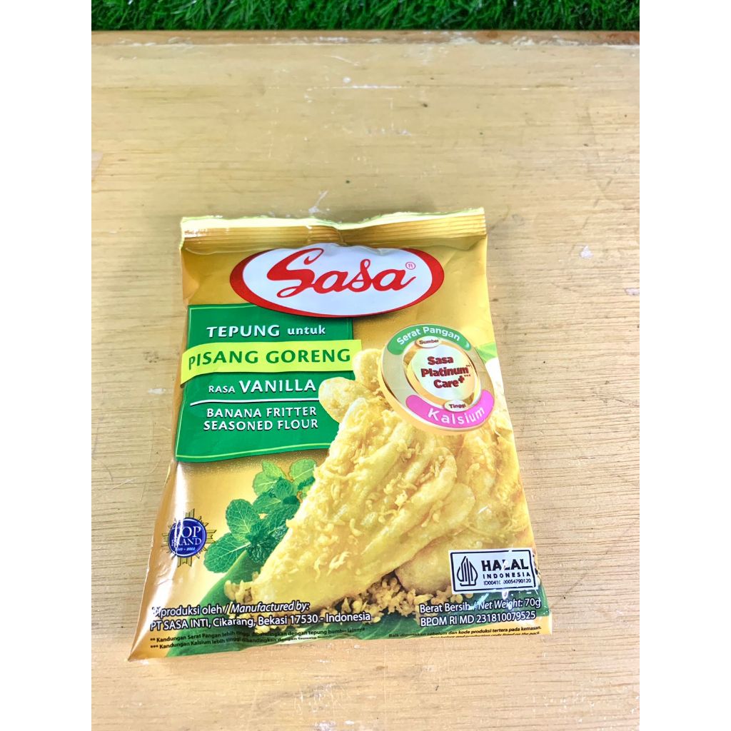 

Sasa Tepung Pisang Goreng rasa Vanilla 70gr