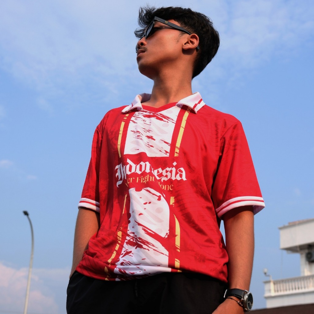 INDONESIA NEVER FIGHT ALONE JERSEY SPECIAL EDITION KEMERDEKAAN 2024 PROJMX | JERSEY KEMERDEKAAN | JE
