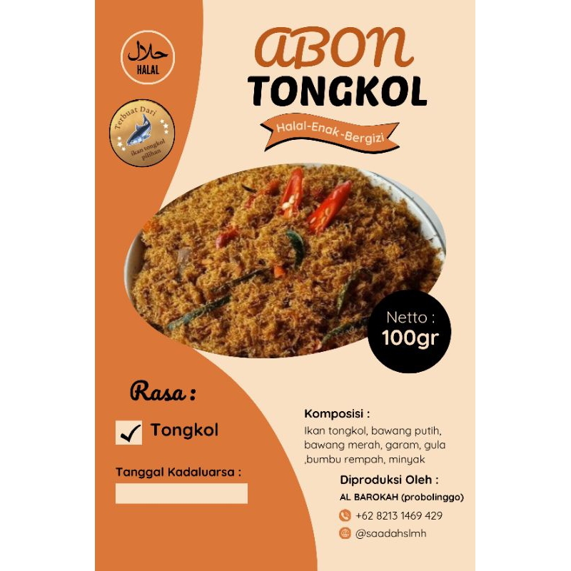 

ABON TONGKOL 100gr