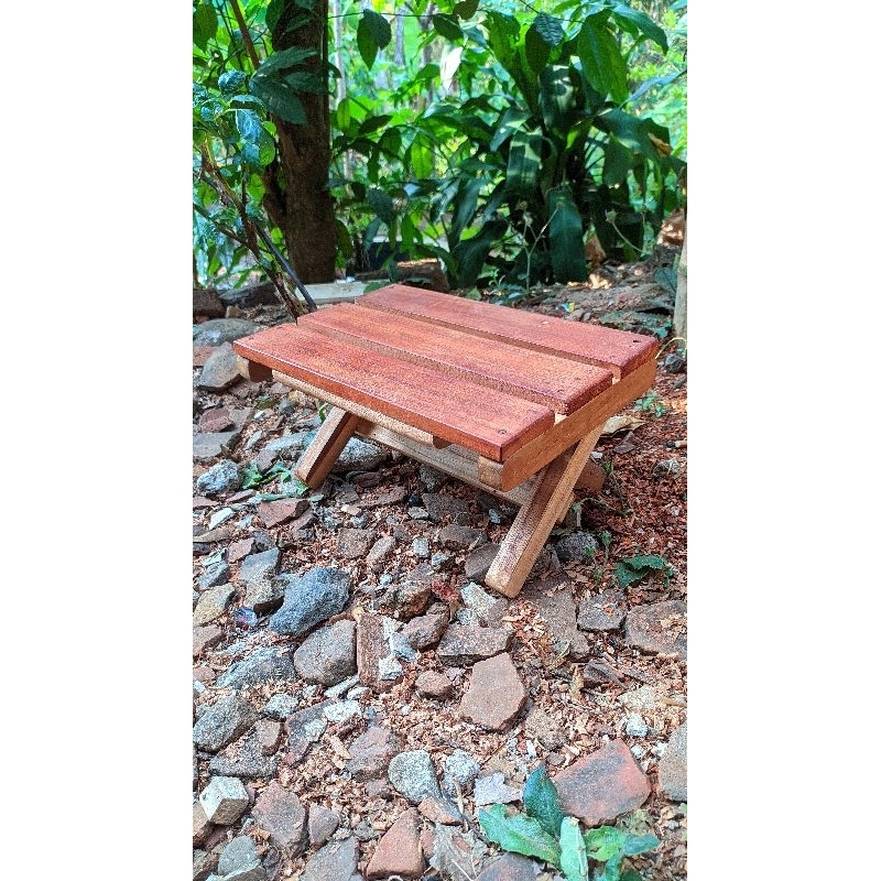 kursi jongkok / dingklik lipat 30x20x16