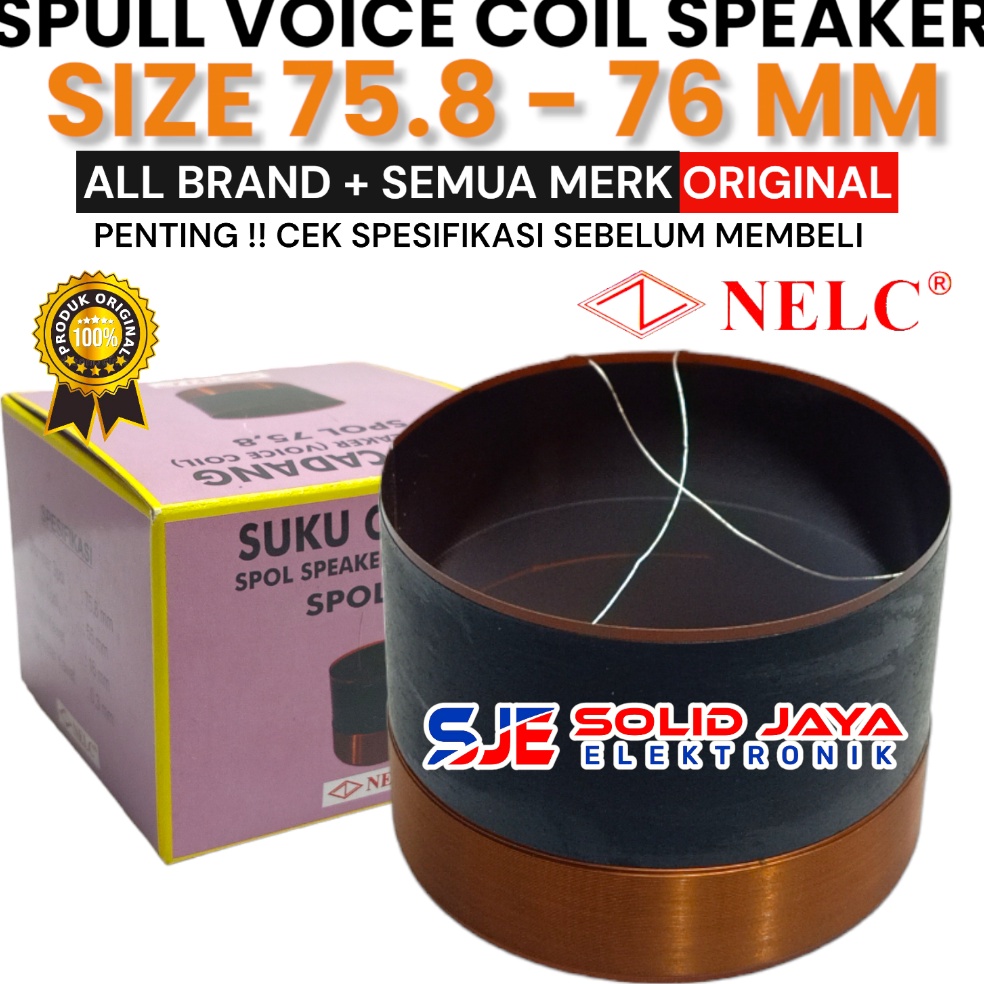 Lagi Tren SPUL SPEAKER MULTI 758 MM 76MM 758 MM 76 MM SEPUL VOICE SPOL SPOLL SPOOL SPULL NS1576 NS15