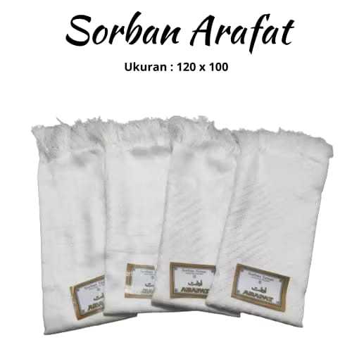 sorban arafat putiih sorban murah premium