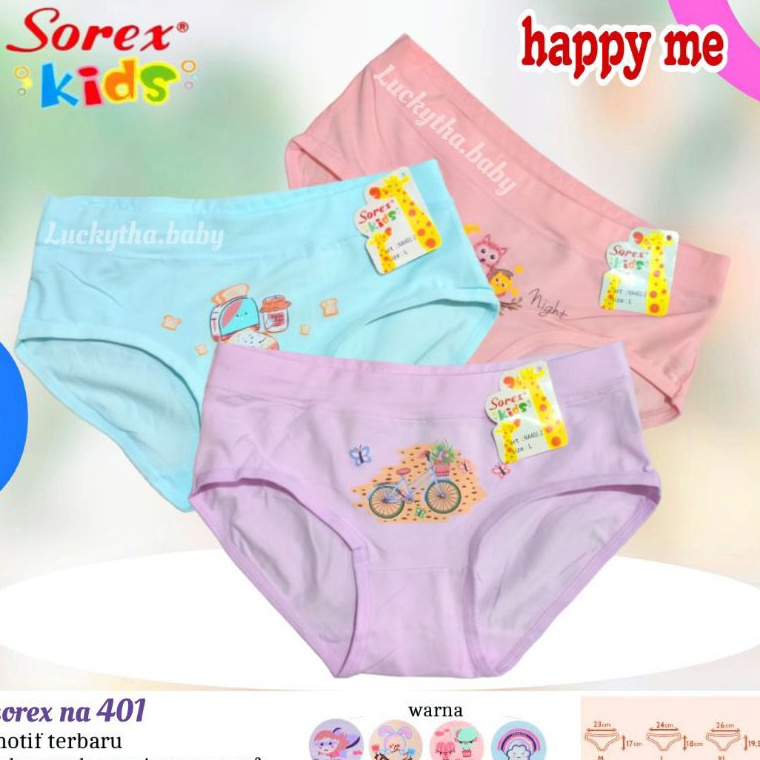 KODE S37C 6pc CD sorex anak perempuan na 4143 dan 452 bahan premium grade  CD anak sorex kids premiu