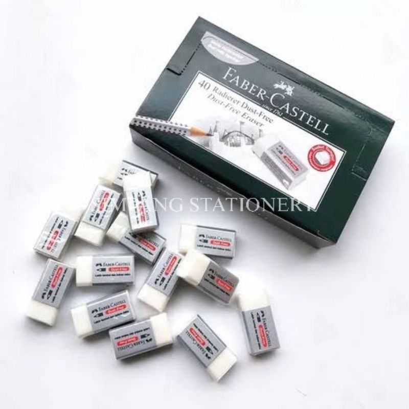 

Faber Castell Eraser / Penghapus Putih Kecil / Bj