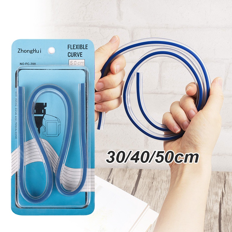 

Flexible Penggaris Pola 5cm Curve Ruler CT5 Bahan Plastic Vinyl Lengkung Quilters Flexi Elastic Measuring Measure Jahit Tailors Drawing Drafting Draf Draft Tool g F7X8