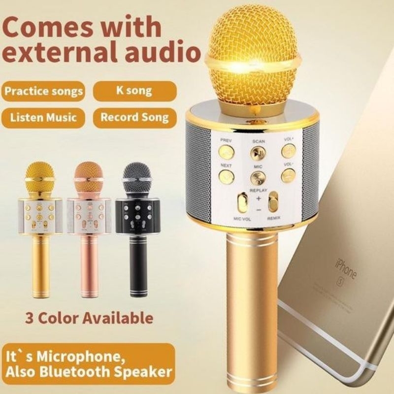 MIC KARAOKE MIKROFON ORIGINAL WIRELESS BLUETOOTH MIC SMULE