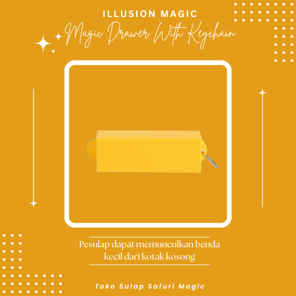 Alat Sulap Mini Magic Drawer Box - Secret Box - Sulap Memunculkan Uang - Sulap Uang - Toko Sulap