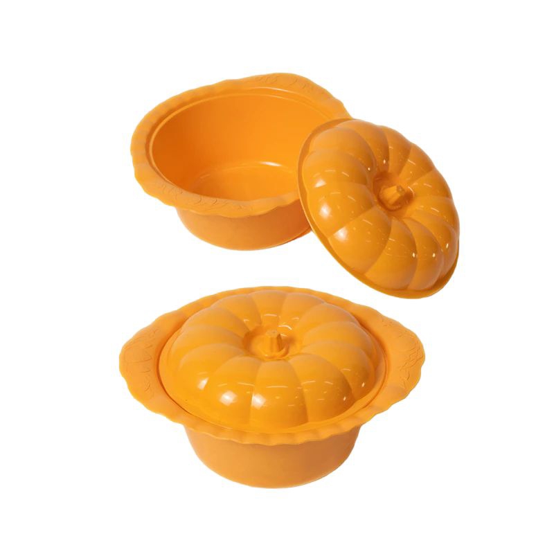 Basi Prasmanan Bulat isi3pcs -Prasmanan Bulat Plastik BPA FREE
