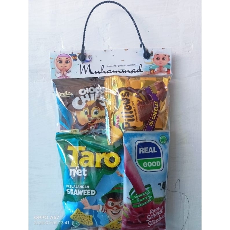 

[minimal order 40biji ] Tas plastik maulid nabi // plastik snack maulid nabi // label maulid nabi muhammad