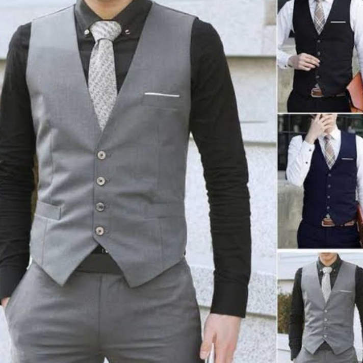 Terkini BLZ FASHION  Rompi Jas Pria  Vest Pria Dalaman Jas