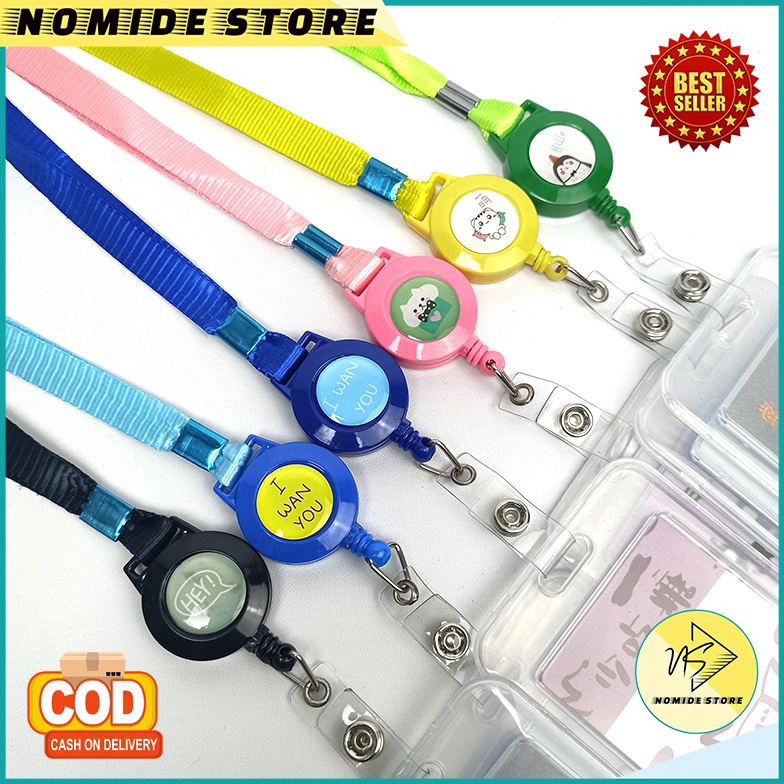 

PROMO AWAL TAHUN COD Name tag ID CARD HOLDER KOREA dan kalung tempat name tag kartu 2 sisi MX2545