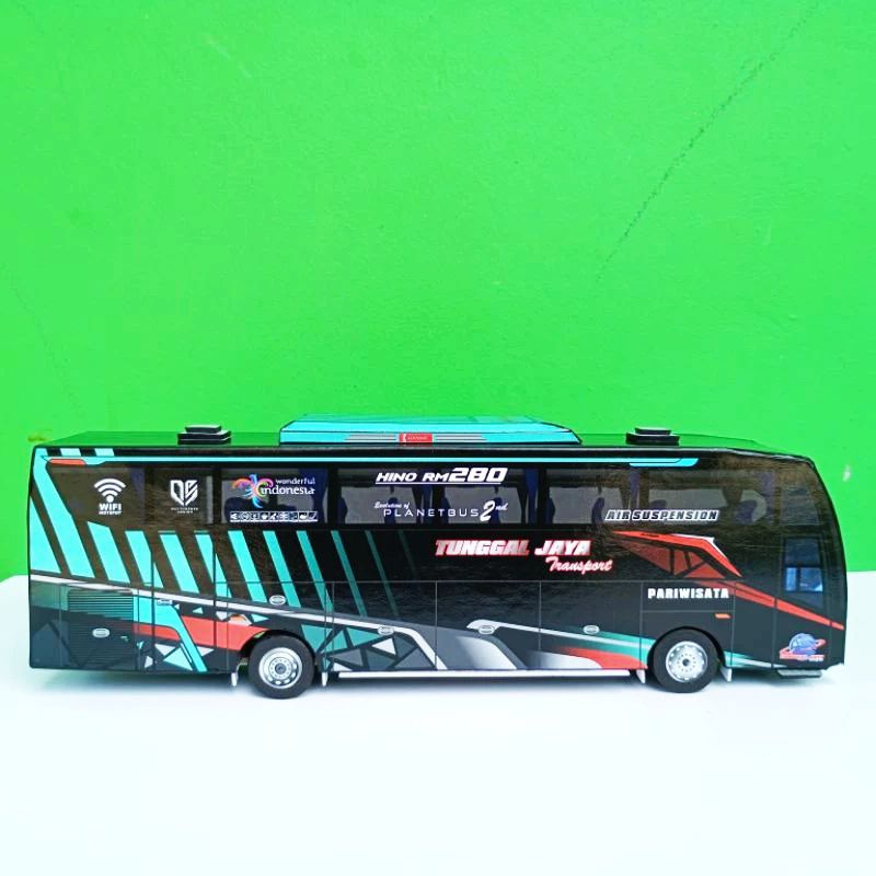 Miniatur Bus DARK VENDER JET BUS 5 TUNGGAL JAYA TERBARU