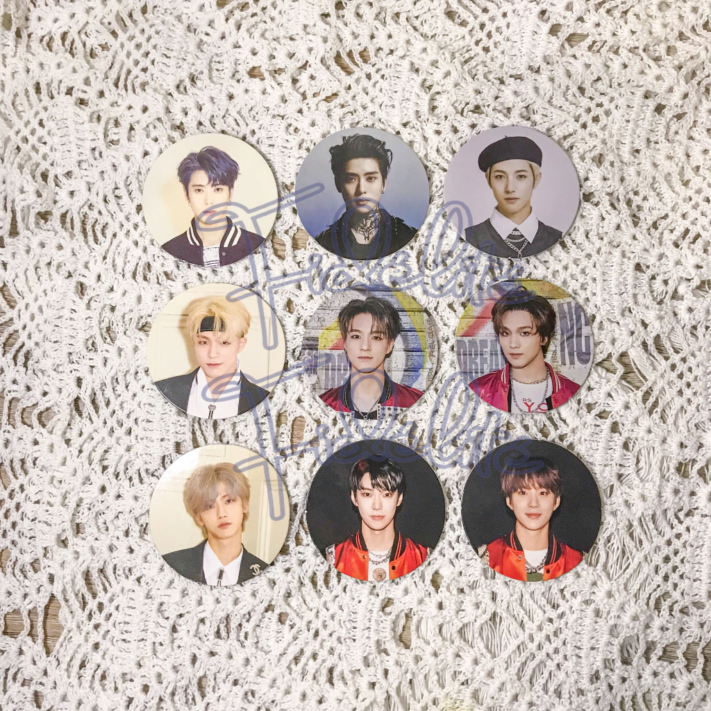 CIRCLE CARD CC Jaehyun Doyoung Jungwoo Jeno Jaemin Renjun Haechan NEOZONE PUNCH NCT 127 RELOAD WE BO