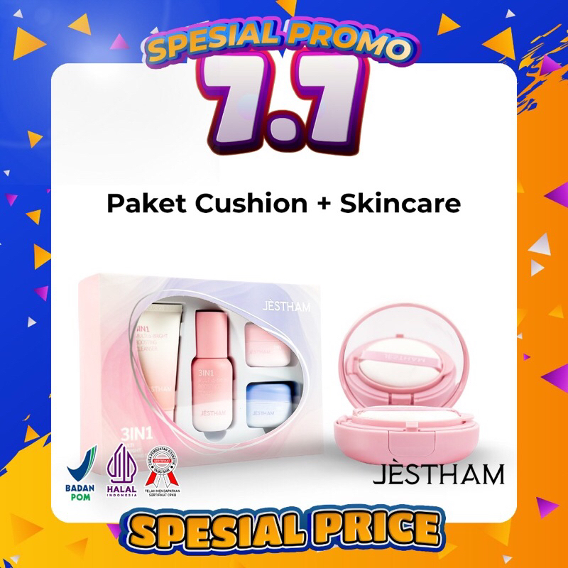 Jestham Paket Cushion + Skincare
