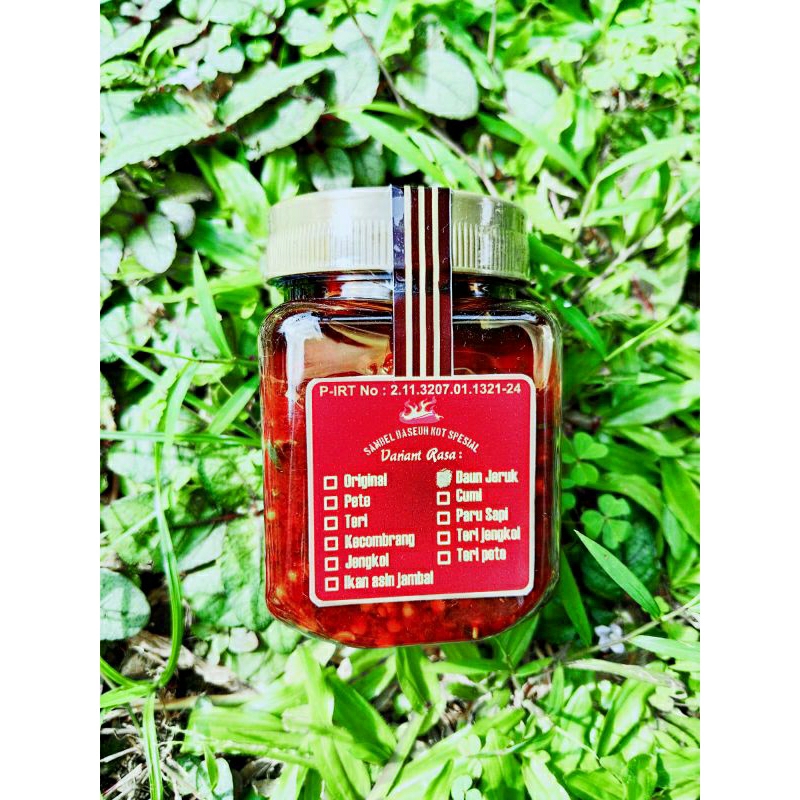

Sambel Baseuh Tolenjeng jeletet varian daun jeruk