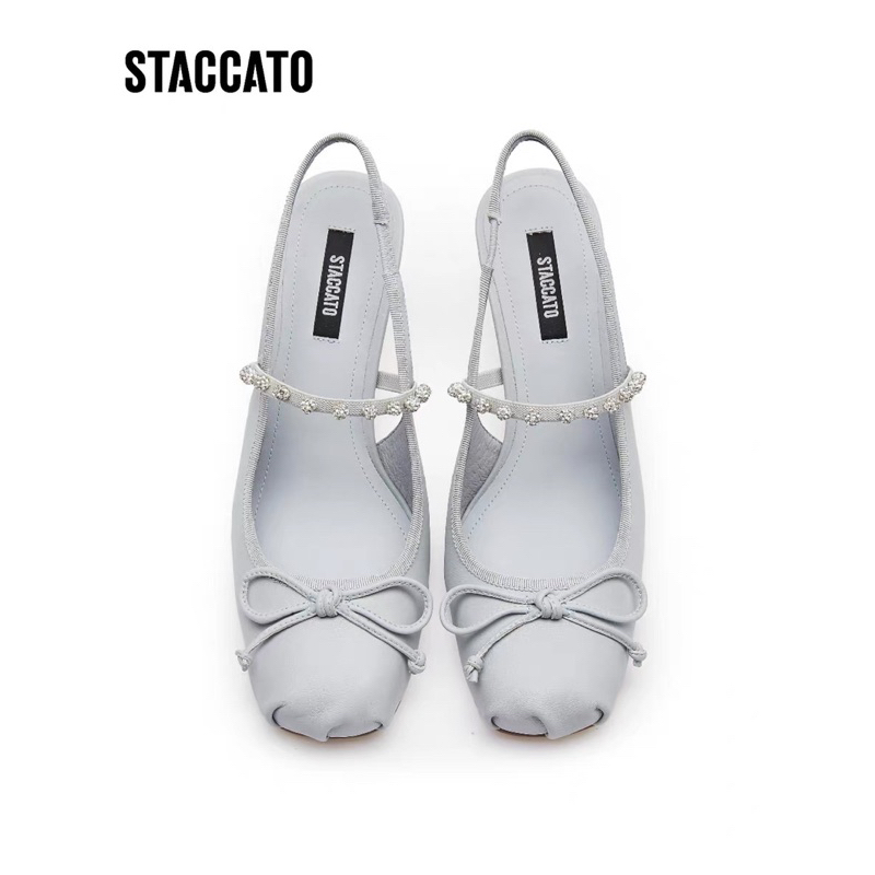 Ter Murah Staccato Official Original EUD05-12W 018 High Heels - Blue White Biru Putih Cinderella Sep