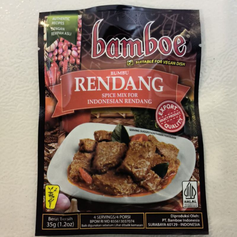 

Bamboe Bumbu Rendang 35gr