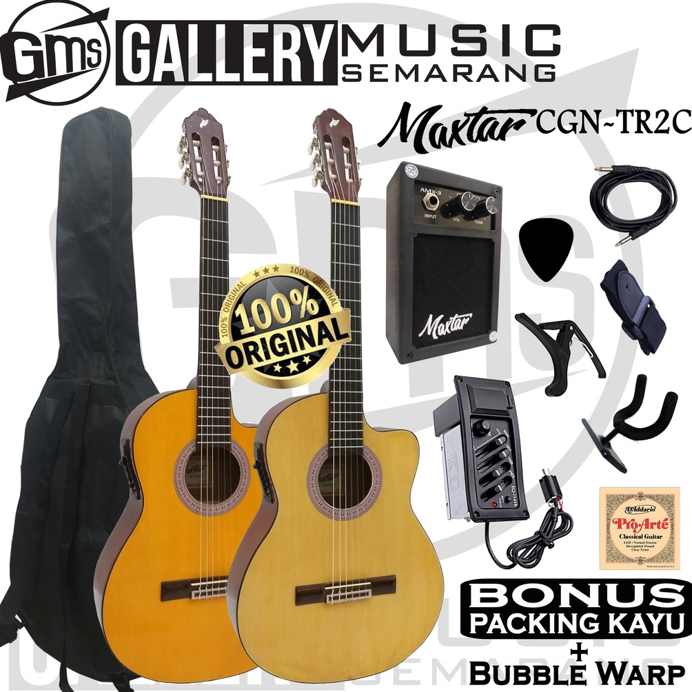 KODE S46U ORIGINAL Gitar Klasik Elektrik Cutaway Maxtar CGNTR2C Gitar Klasik Nylon Cutaway Original 