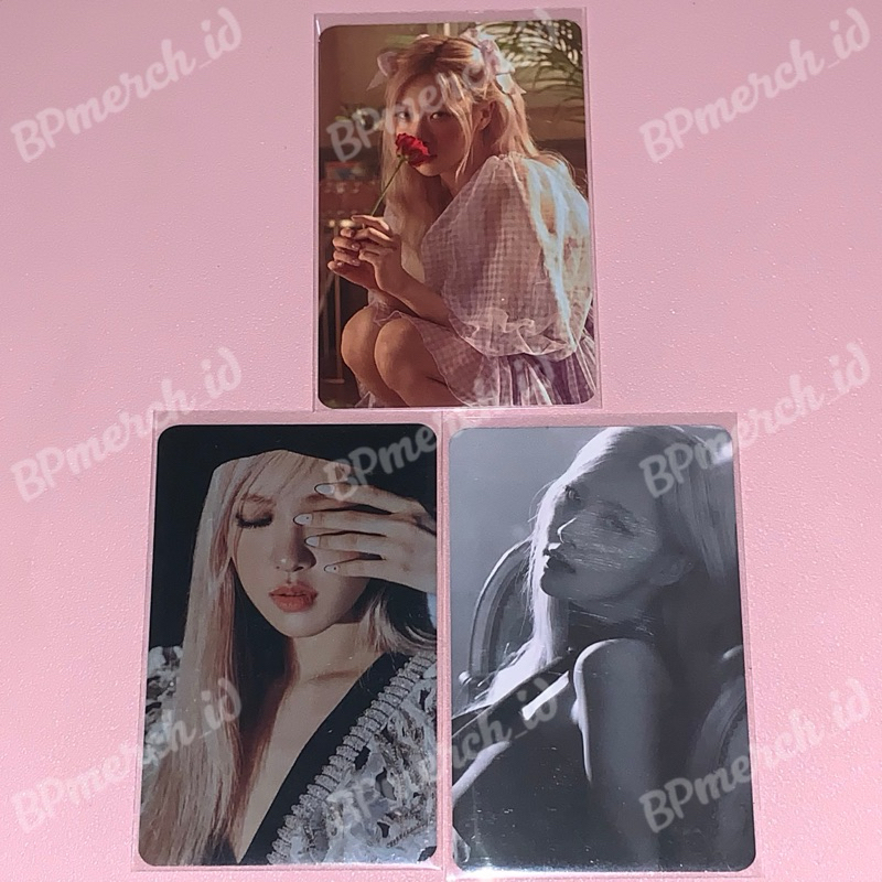 BLACKPINK ROSE - R - PHOTOBOOK POB PHOTOCARD / ROSE MAWAR