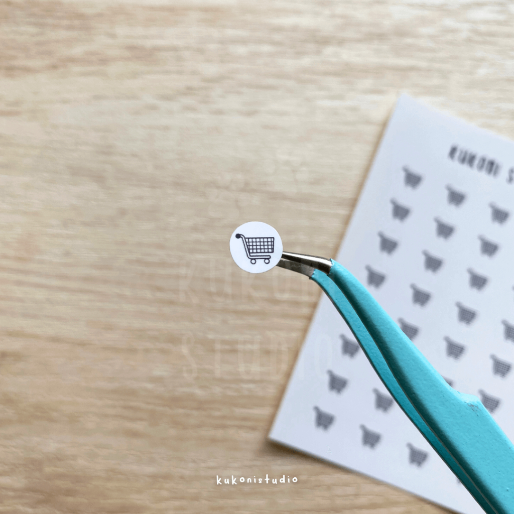 

Stiker Troli Belanja (Trolley Sticker) | Kukoni Studio Tiny Icon Sticker