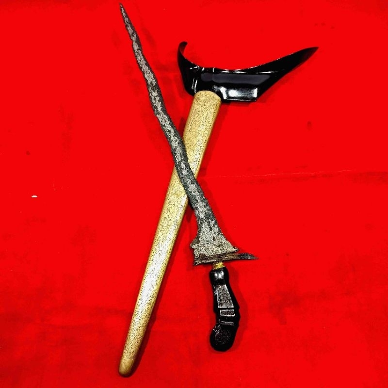 Pusaka Sepuh Keris Carubuk Luk 7 Tanggunh Singasari Abad XI Koleksi Antik
