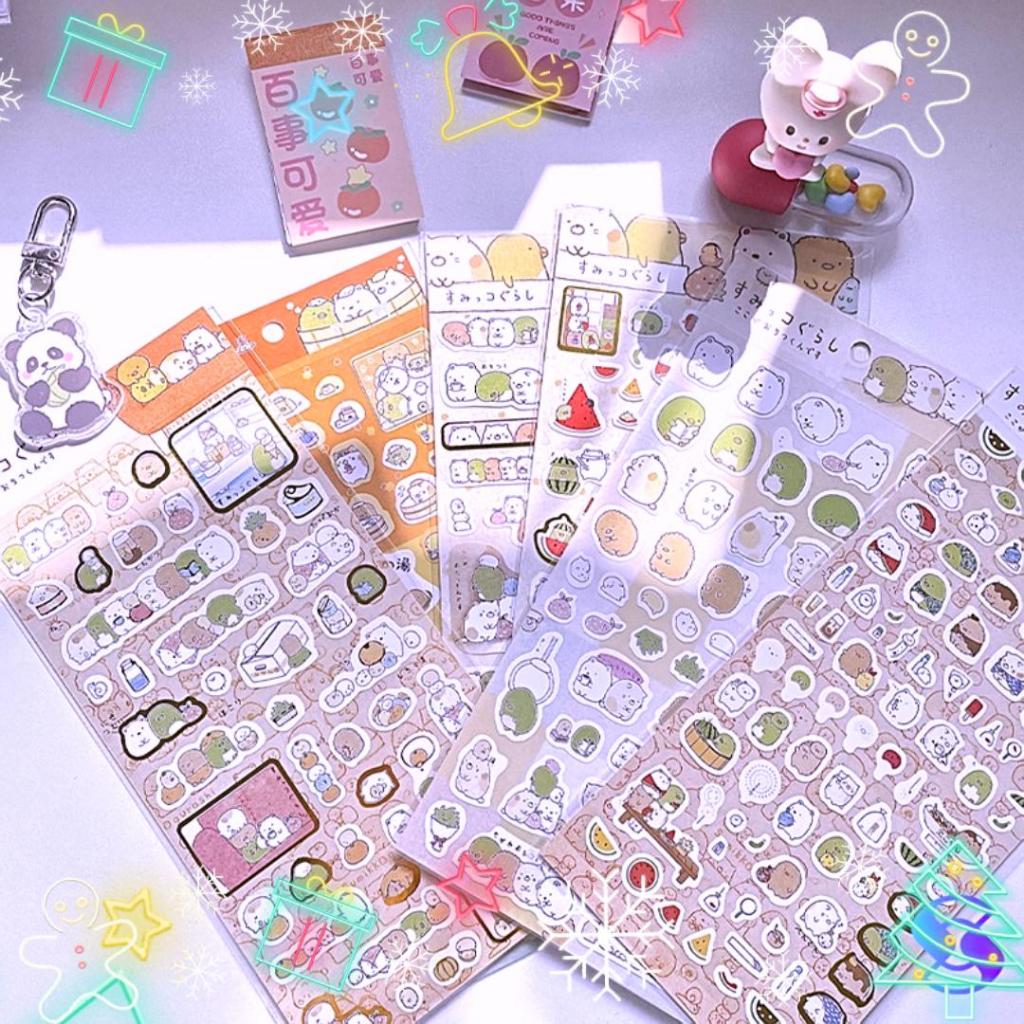 

cute Stiker diary dekorasi kartun stiker semangka hewan