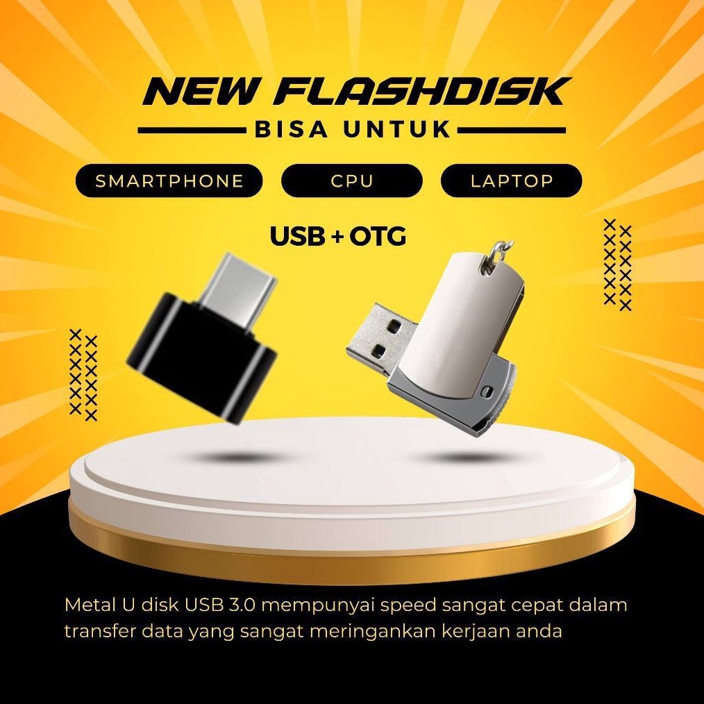 KODE C6P Flashdisk OTG TypeC Flashdisk HP 2TB Flash Drive bahan Metal Anti air kecepatan tinggi U Di