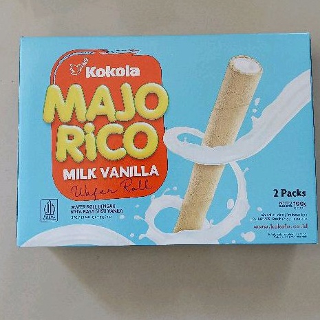 

TERKENAL Majorico Wafer Roll 1G Vanilla 24 box cocok u bingkisan hajatan acara nikahan hampers parcel lebaran idul Fitri roti asul asul