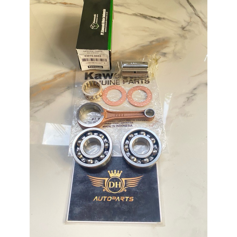 SETANG SEHER KOMPLIT+BEARING KRUK AS KAWASAKI KLX 150 KLX 150 BF DTREKER ORI