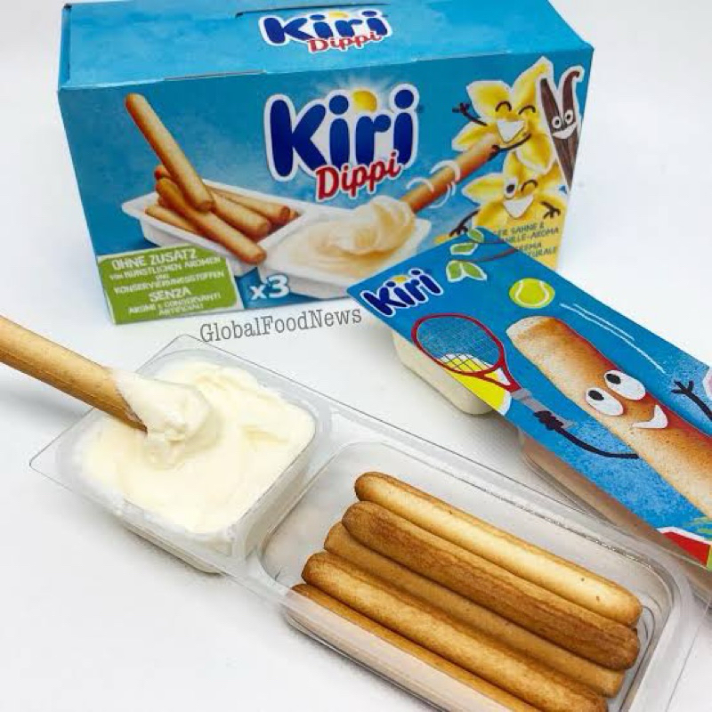 

Kiri Dippi 35gr - biskuit stick dengan saus keju (krim keju) - jajanan import mesir