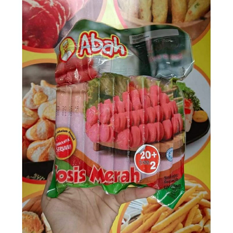 

sosis merah Abah 500gr/Abah sosis merah