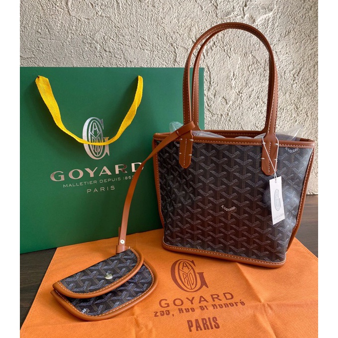 Murah TAS GOYARD ANJOU SET POUCH TOTE BAG WANITA IMPORT PREMIUM QUALITY FREE PAPERBAG