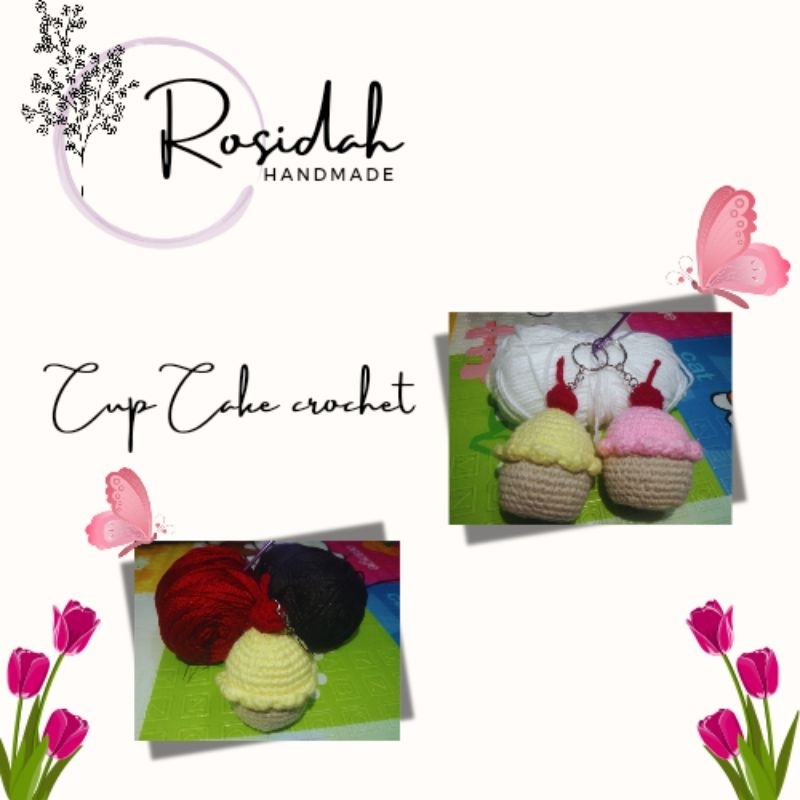 

cupcake crochet/ kue rajut