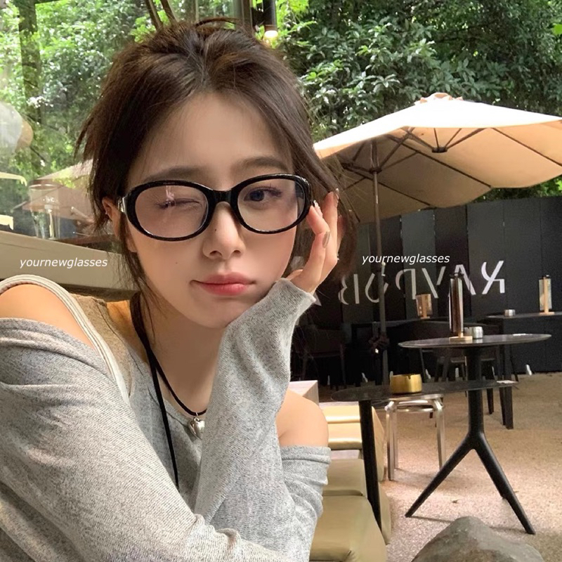 YOURNEWGLASSES — FRAME OVAL 86118 FRAME KACAMATA OVAL KOREA PRIA DAN WANITA