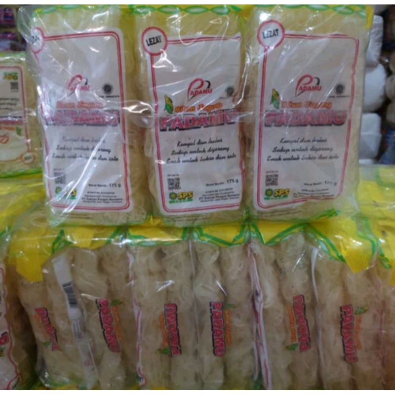 Bihun Jagung Padamu Kuning (1BALL: 24pack x @175gr) Bihun Jagung / Mie Bihun Padamu / Bihun Padamu /