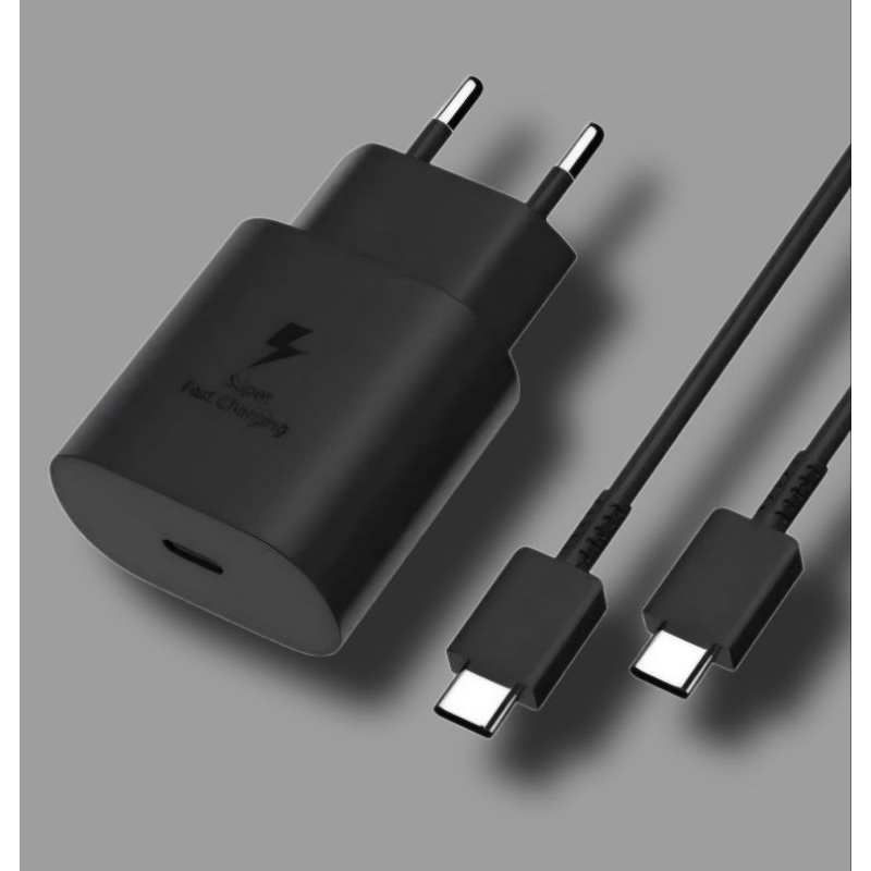 Charger Samsung Type C Fast Charging 25W A05 A15 A53 A54 A55 5G 25W Original Casan typ c CAS HP ORI