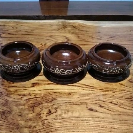 asbak kayu jati asli bisa custom | asbak rokok kayu | TERLARIS ASBAK KAYU JATI UKIR.