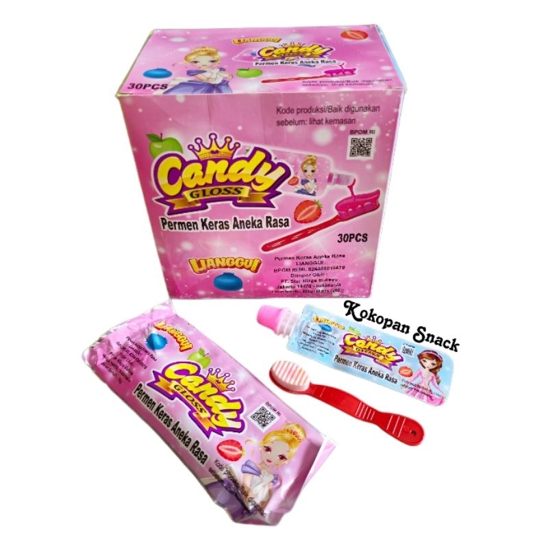 

LIANGGUI CANDY GLOSS SIKAT ODOL BOX ISI 30