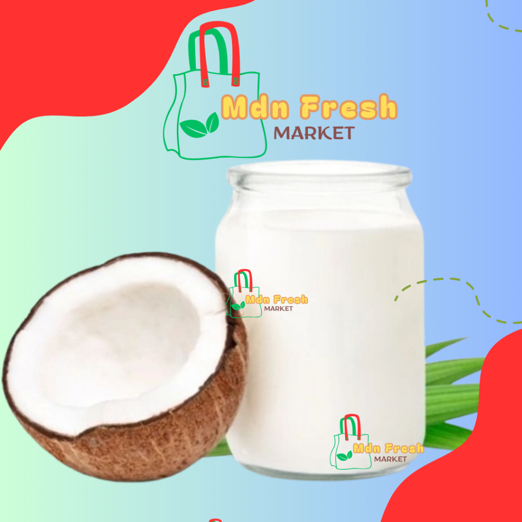 

Santan Kelapa Segar Kental Encer Bahan Makanan Sembako Murah - MDN Fresh Market