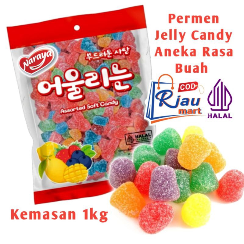 

Permen Jelly Naraya Assorted Soft Candy 1kg