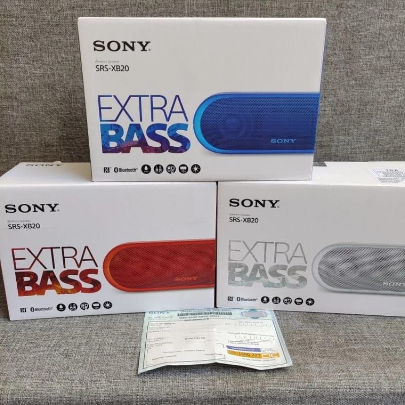 Sony SRS XB20 Original Speaker Bluetooth Nfc Resmi Sony