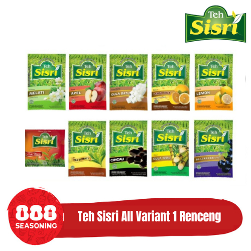 

TEH SISRI ALL VARIAN 1 RENCENG 10 SACHET